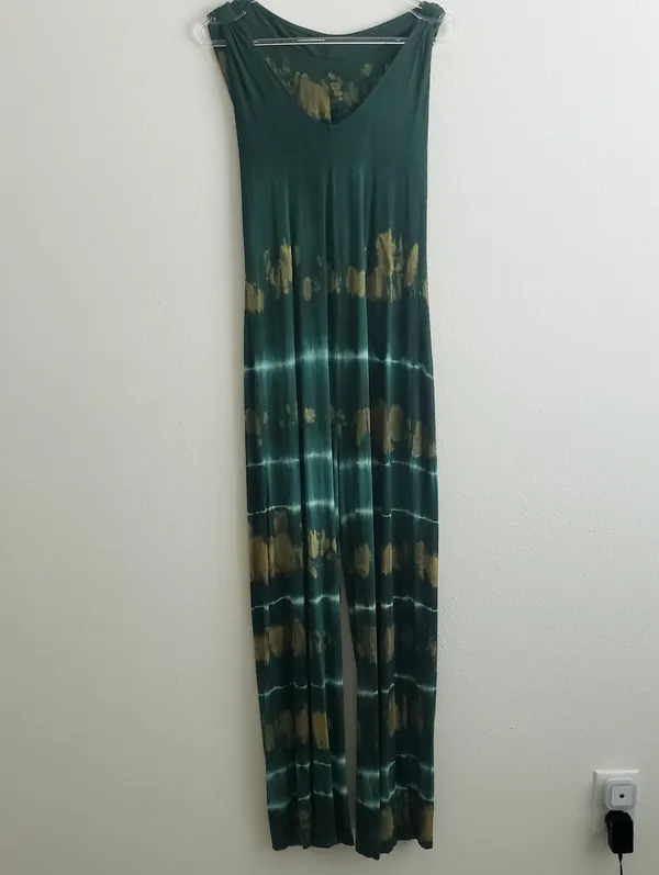 Earthbound Tie Dye Sleeveless Hooded Jumpsuit - Image 2