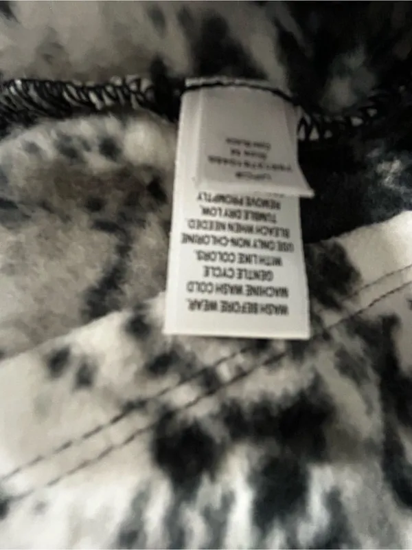 Cuddl Duds Floral Dip Dye Hooded Fleece Cardigan - Image 5