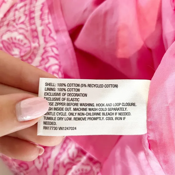 Roller Rabbit x Target Paisley Drop Waist Cotton Maxi Dress Pink Medium - Image 6