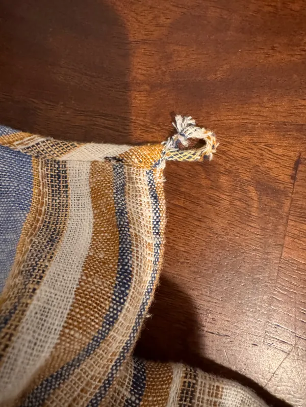 Anthropologie Drew Linen Blend Yellow Striped Jumpsuit Romper - Image 9