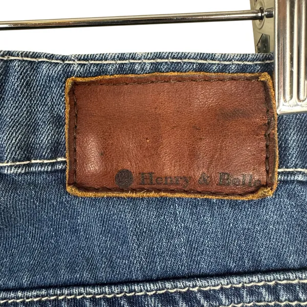 Henry & Belle Medium Wash 100% Cotton Low Rise‎ Boot Cut Jeans Pockets Size 27 - Image 6