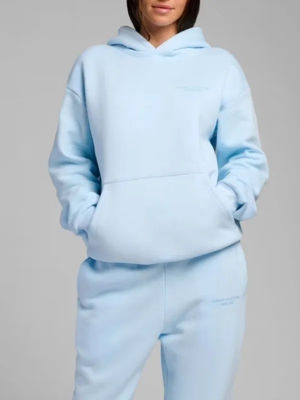 Comfrt Pastel Hoodie Mega – Baby Blue - Size XS - KJHU64 - Image 2