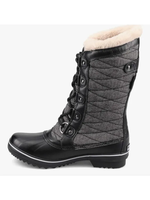Jambu Womens Chilly Tall Boot Size 7 M Black Waterproof Cold Winter Warm Rain - Image 9