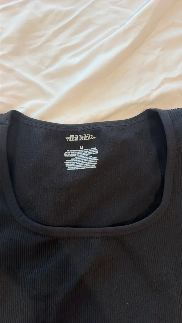 Wild Fable Crop Top Black - Image 2