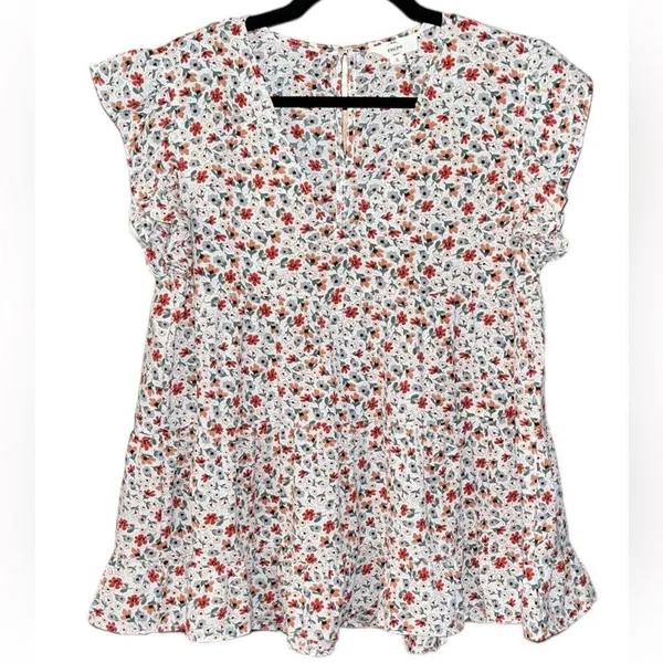 Entro Floral Babydoll Blouse - Image 3