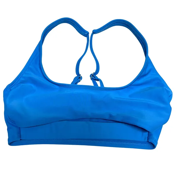 Women's Cut Out Bralette‎ Bikini Top - Wild Fable Blue Size XS Extra Small - Image 3