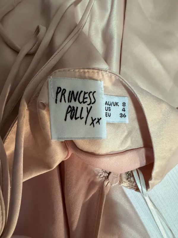 Baby Pink Princess Polly Mini Dress - Image 5