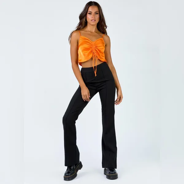 Princess Polly Jensen Pants in Black Size 4 - Image 3