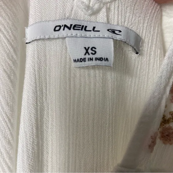 O’NEILL Boho Grecian White Maxi Sundress XS - Image 8