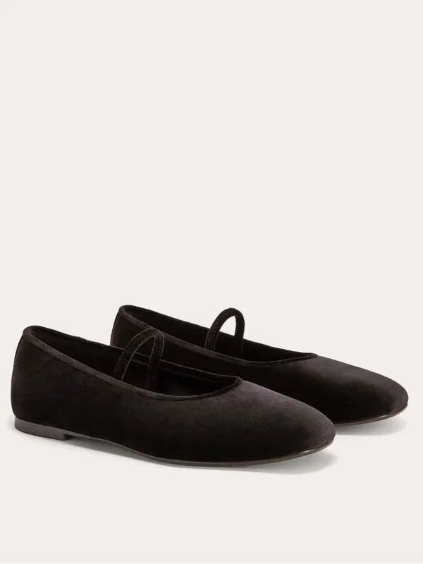 NIB Everlane The Day Mary Jane in Velvet - Image 4