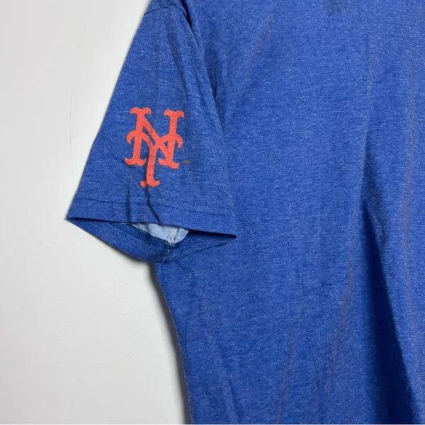 MLB|New York Mets Women's V-Neck T-Shirt sz L - Image 6