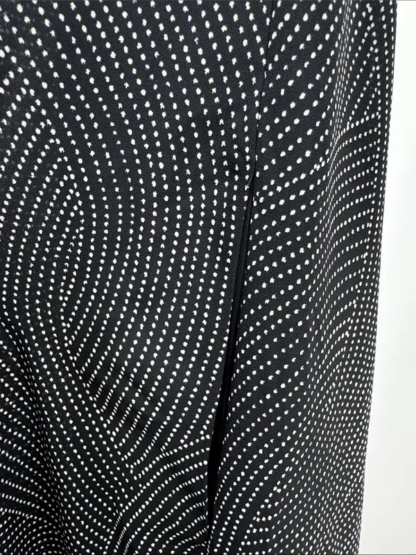 Madewell Geo Dot Print Balloon Sleeve Georgette Midi Dress M Whimsigoth feminine flowy - Image 11