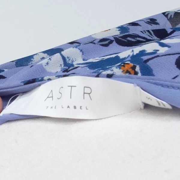 ASTR The‎ Label Floral One Shoulder Ruffle Mini Dress Fairy Womens Size Small - Image 10