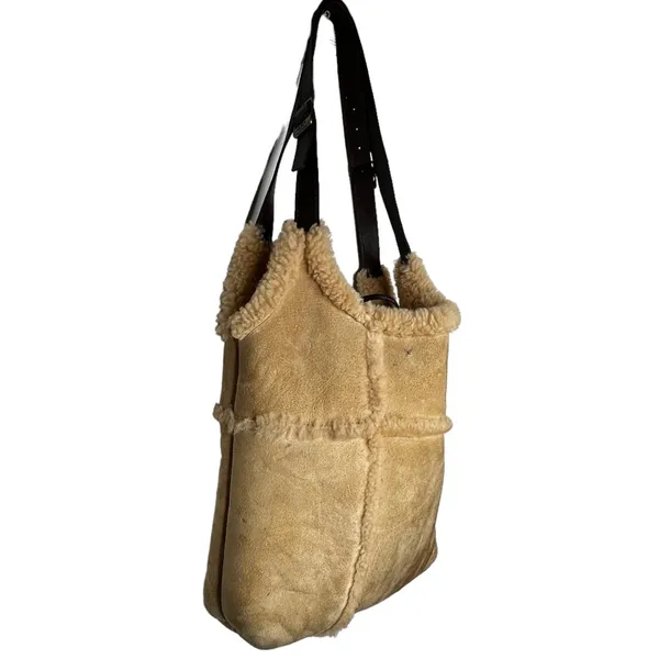 UGG Thick Suede‎ Sherpa Purse Shoulder Bag - Image 3