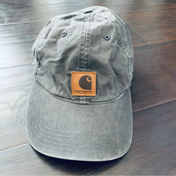 Carhartt Classic Asphalt Gray Cotton Canvas Cap Baseball Hat for Women - Image 4