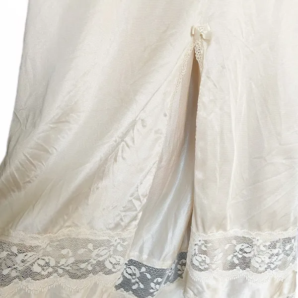 Vintage 80s White Lace Slip Dress 🔥 - Image 3