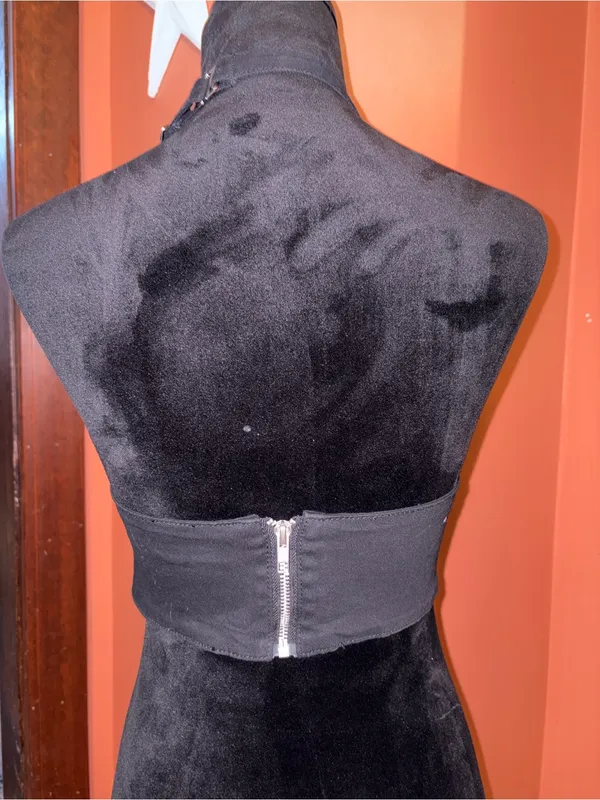 Superdown studded cropped halter top - Image 4