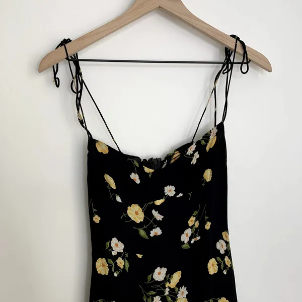 Reformation Emmie Midi Dress in Piazza Floral Summer Size 0 - Image 4