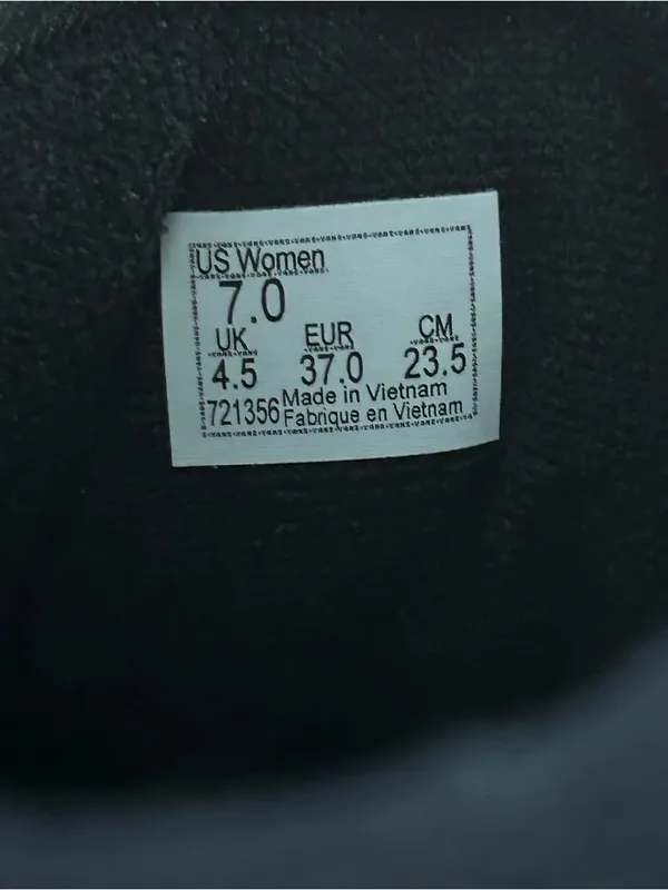 VANS Ashwood hi top black suede lace up shoes sneakers women’s 7 new - Image 3