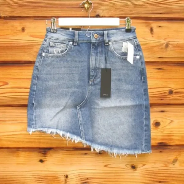 NWT Anthro DL1961 Blue Denim Jean Skirt - Image 3