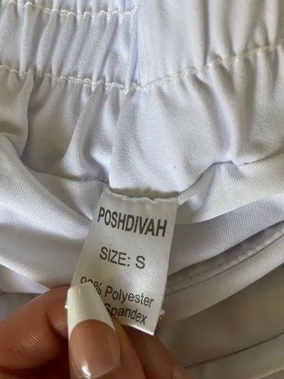 White Tennis Skirt - Image 3