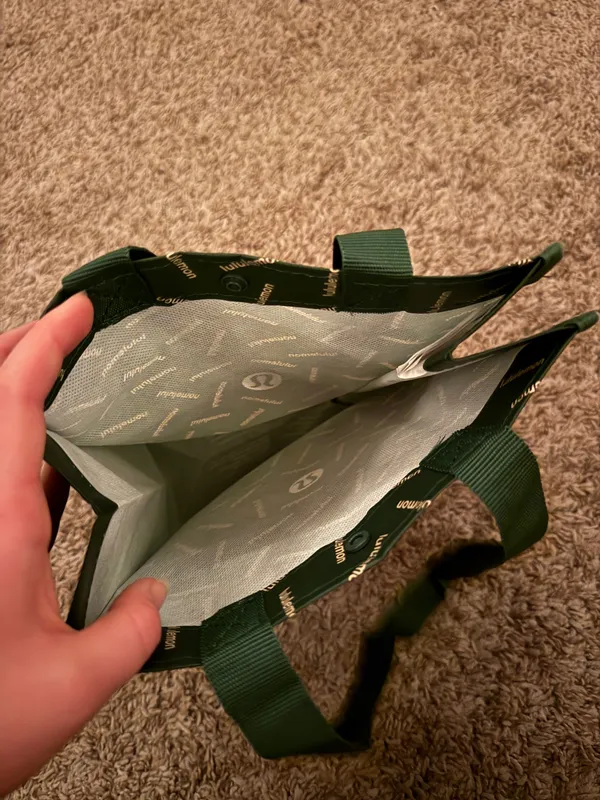 Lululemon Reusable Christmas Bag Edition Green - Image 3