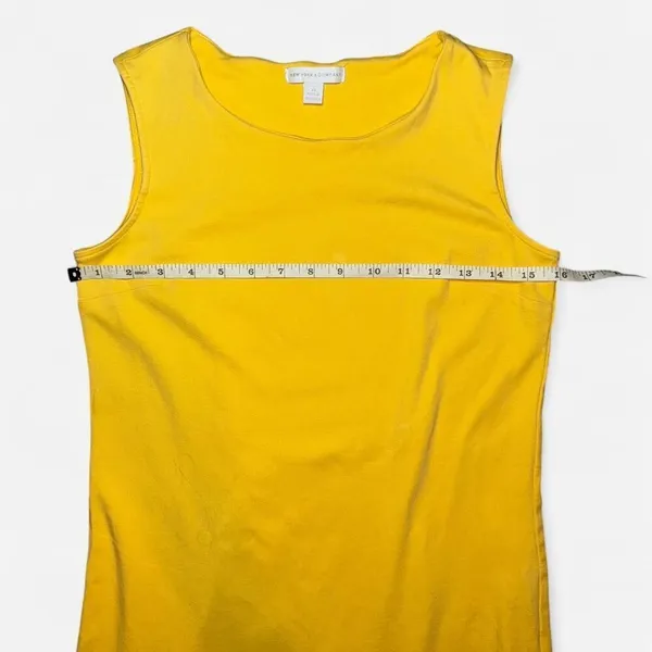 Yellow Cotton Sleeveless Mini Dress from New York & Co. SIZE XS - Image 4