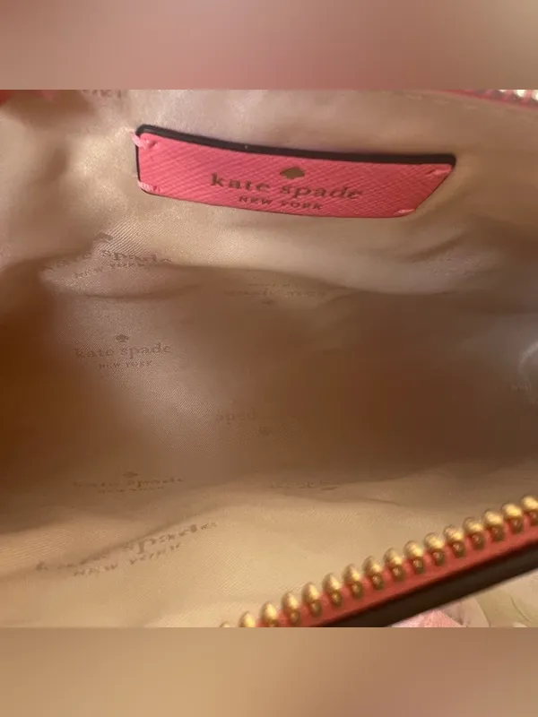 Kate Spade Sadie Small‎ Crossbody Blossom Pink Saffiano Leather NWT - Image 14