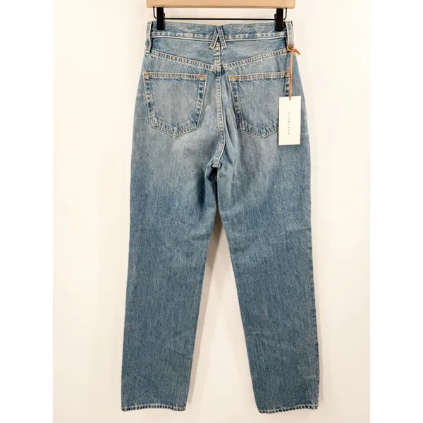 Slvrlake London Jeans SZ 27 NWT Shakedown Straight Leg Distress Denim High Waist - Image 6