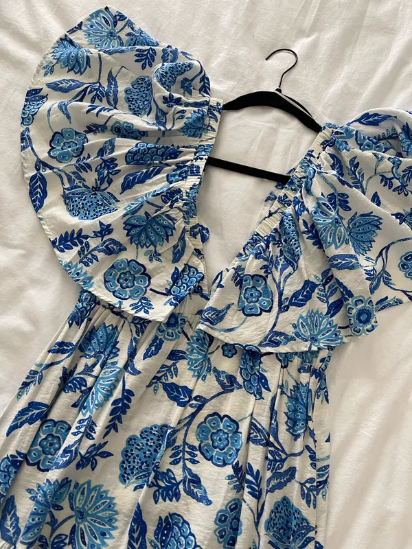 Vestique Maxi Blue and White - Image 4