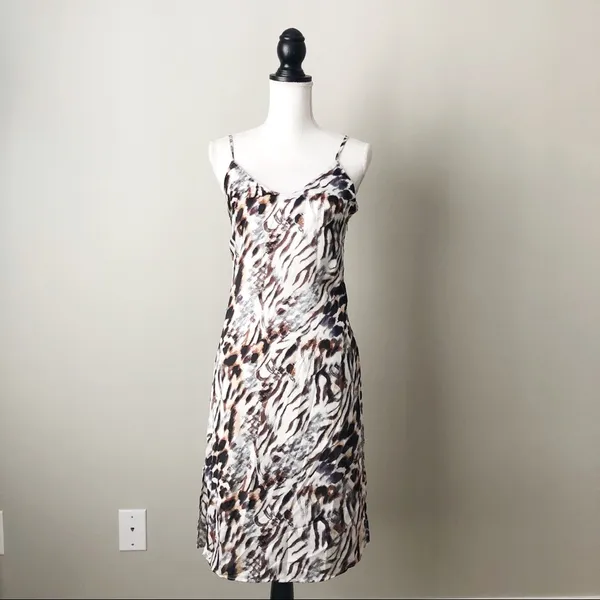 ONE CLOTHING | Animal Print Slip Dress Sz XS - Image 3