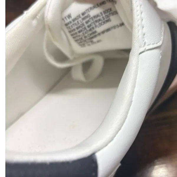 A New‎ Day White Sneakers Women Size 11 Wide - Image 6