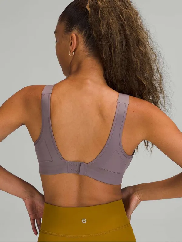 Lululemon Everyday Comfort Wireless Sports Bra Purple High Support Sports Bra - Image 2