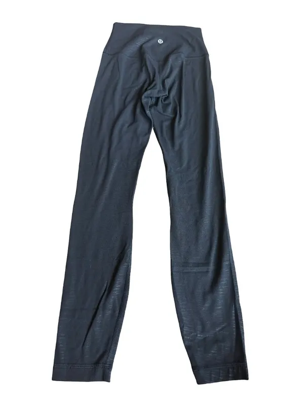 Lululemon High-Rise Stretch Leggings Stripe Yoga Workout Casual Size 2 Women's - Image 7