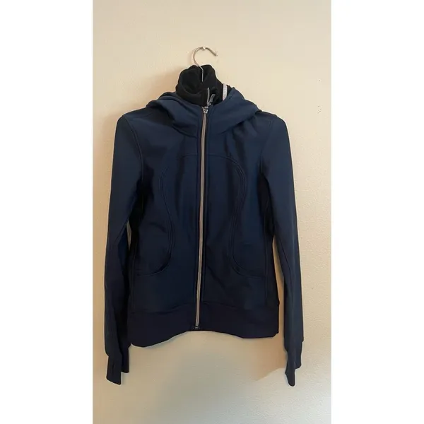 Lululemon Uba Hoodie Softshell Limited Edition Inkwell/black (navy) Size‎ 4 - Image 5