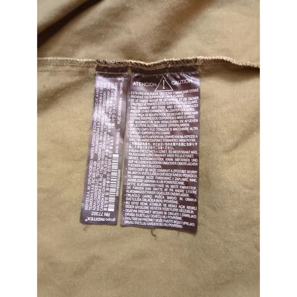 Zara Green Military Style Jacket Size L - Image 13