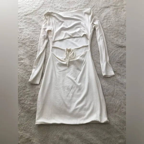 Princess Polly Nolan Mini Dress White - Image 4