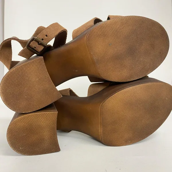 Bionatura Women Slingback Sandals Block Heels Size 9 Chunky Nostalgic Glam Indie - Image 12
