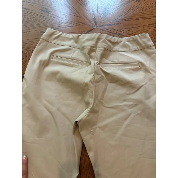 Chico's Soft Surroundings Slimming Ankle Pants Beige Pull‎ On Stretch Trousers - Image 8