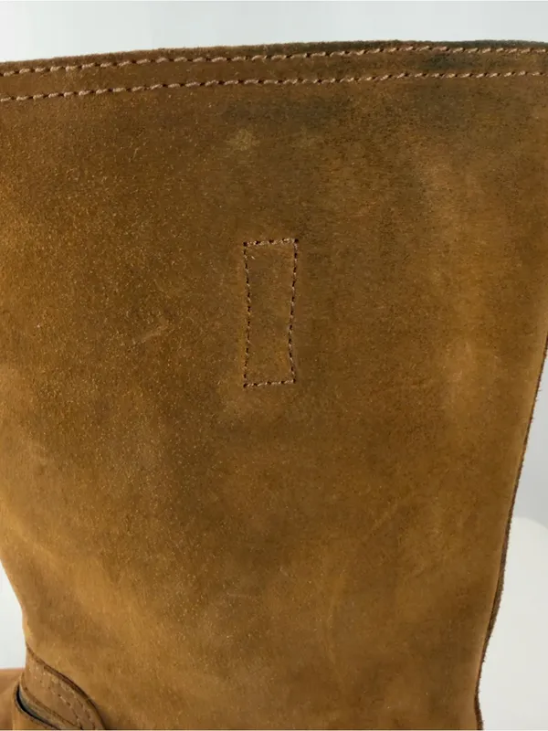 J. Crew‎ Ryder Suede Mid-Calf Buckle Equestrian Riding Boots Size 8.5 Brown - Image 5