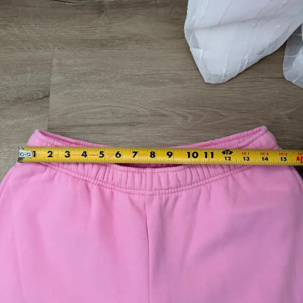 Aritzia Cozy Sweatfleece Mega Straight Sweatpant in JellyBean Pink - Image 3