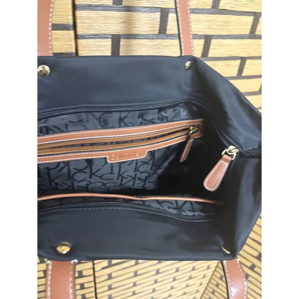 Calvin Klein Black And‎ Brown Tote Bag - Image 6