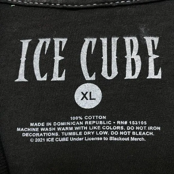 Ice Cube It Was a Good Day Dueces West Coast Hip Hop Tee XL - Image 4