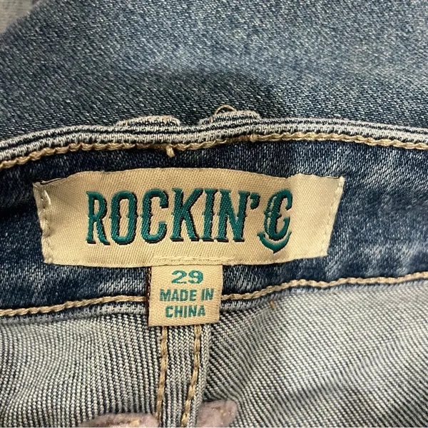 Cavender’s Rockin C Medium Wash Flare Jeans - Image 8