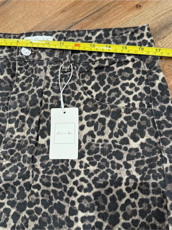 Active USA Leopard Print Mini Skirt - Image 7