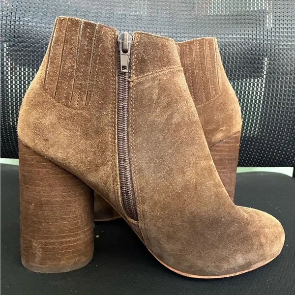 JEFFREY CAMPBELL Sz 8 HANGER 2 PLATFORM STACKED HEEL ANKLE BOOTS BOOTIES - Image 5