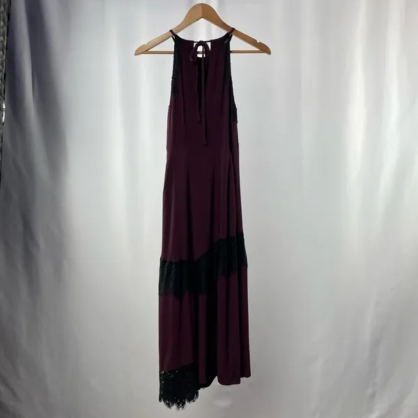 Moulinette Soeurs‎ Janie Lace Halter Dress in Purple Black Size 2 - Image 6
