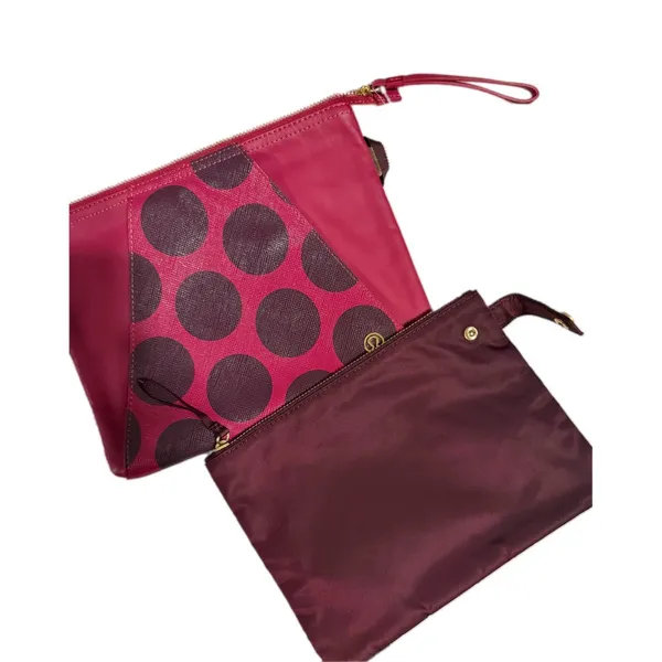 Lululemon In The Present Pouch Deep Ruby Bordeaux Drama Polka‎ Dot W9M61S NWT - Image 7