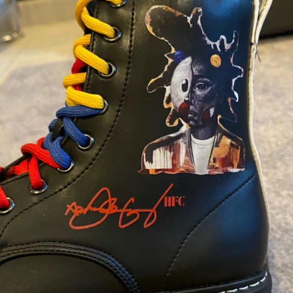 Steve Madden x Harlem Festival of Culture Lace-Up Platform Combat Boots - Image 2