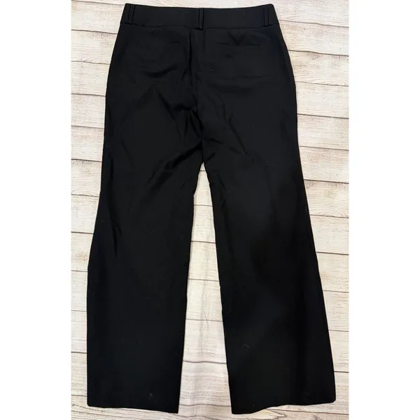 Banana Republic Stretch Jackson Fit Trouser Pants Black Career Work 10 Petite - Image 3
